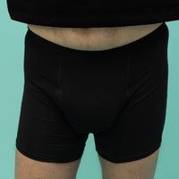 Highly absorbent incontinence boxer shorts for men