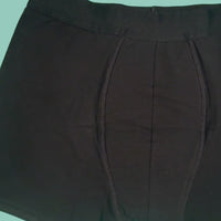 Highly absorbent incontinence boxer shorts for men