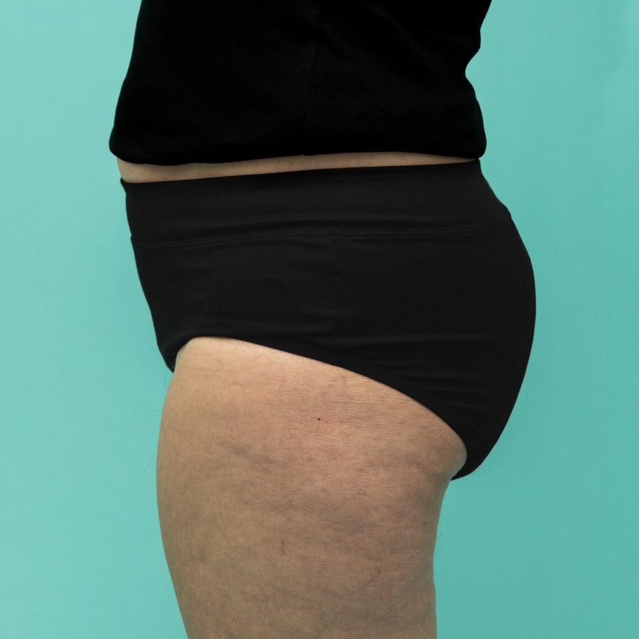 Highly absorbent incontinence briefs for women