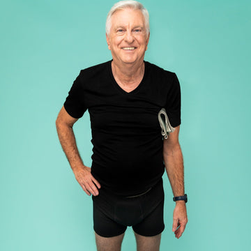 Highly absorbent incontinence boxer shorts for men