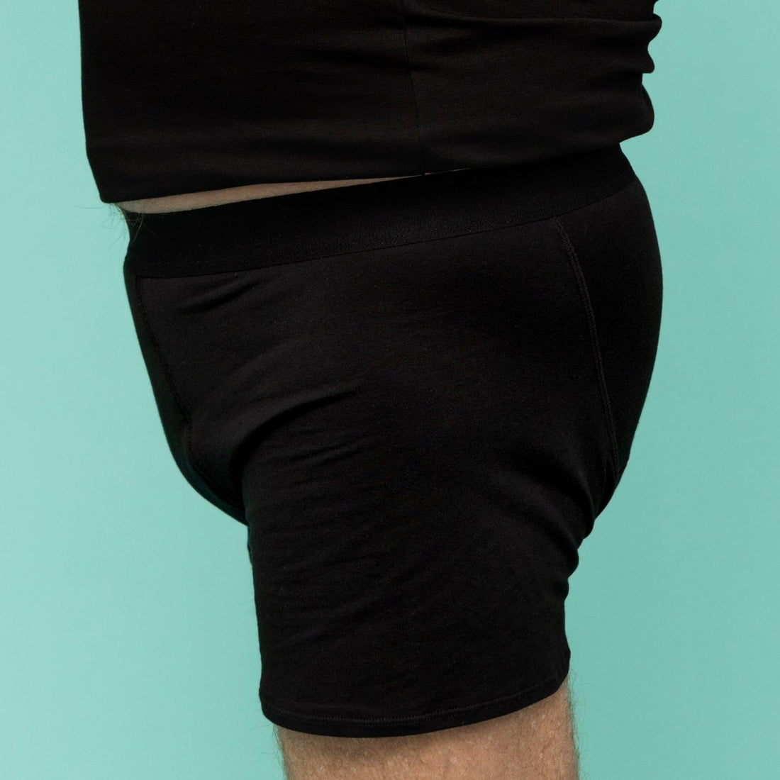 Highly absorbent incontinence boxer shorts for men