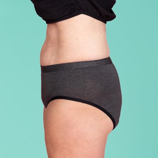Light absorbent incontinence briefs for women
