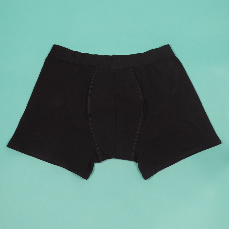 Highly absorbent incontinence boxer shorts for men