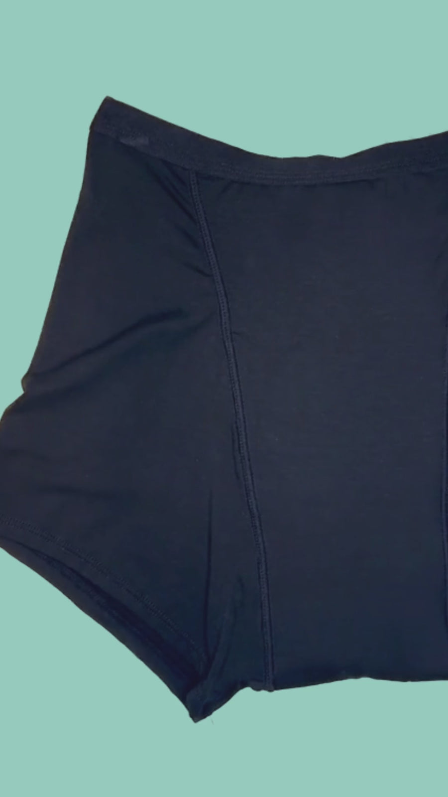 Highly absorbent incontinence boxer shorts for women