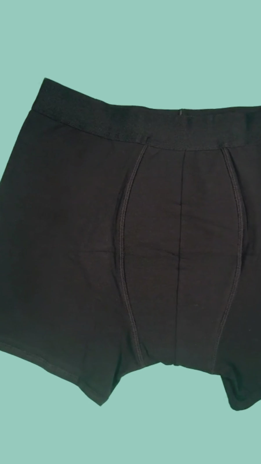 Highly absorbent incontinence boxer shorts for men