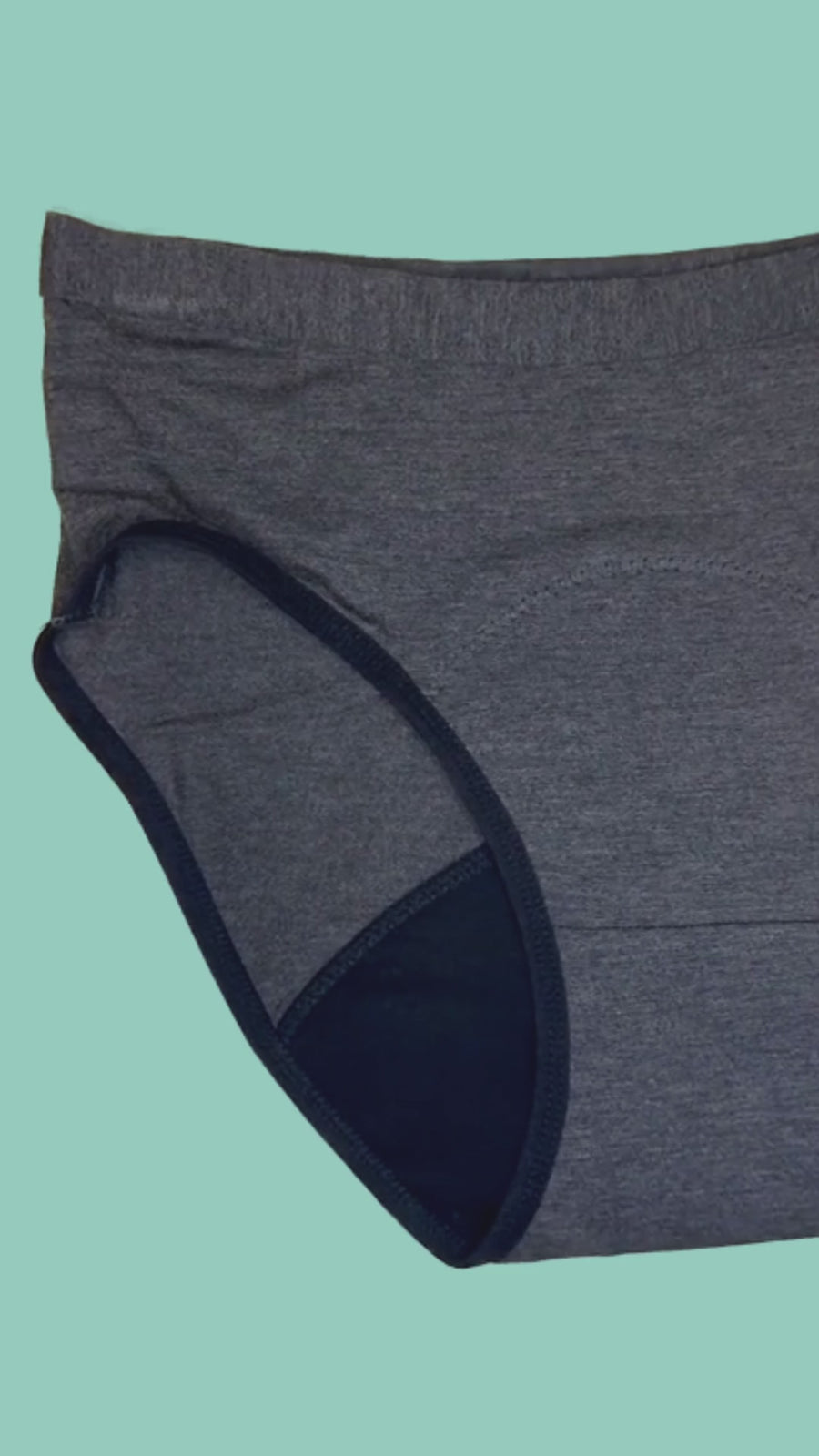 Slips para incontinencia femenina ligeramente absorbentes